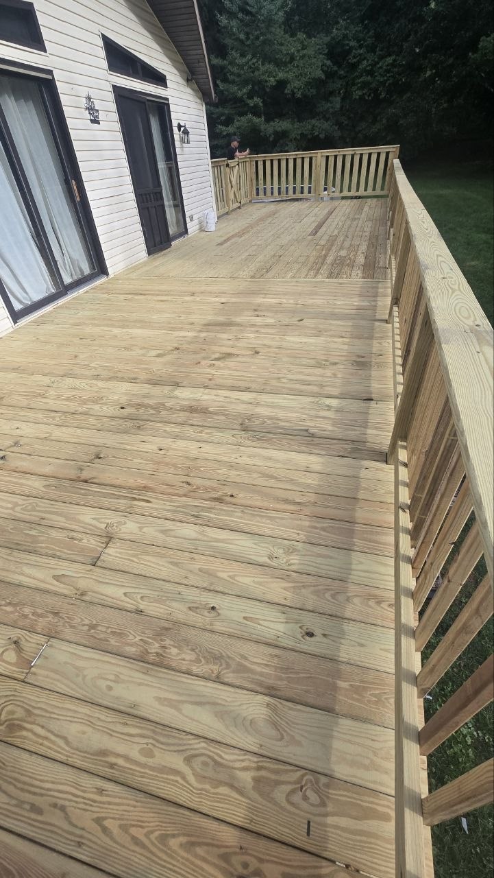 Deck Build — Railing & Slider