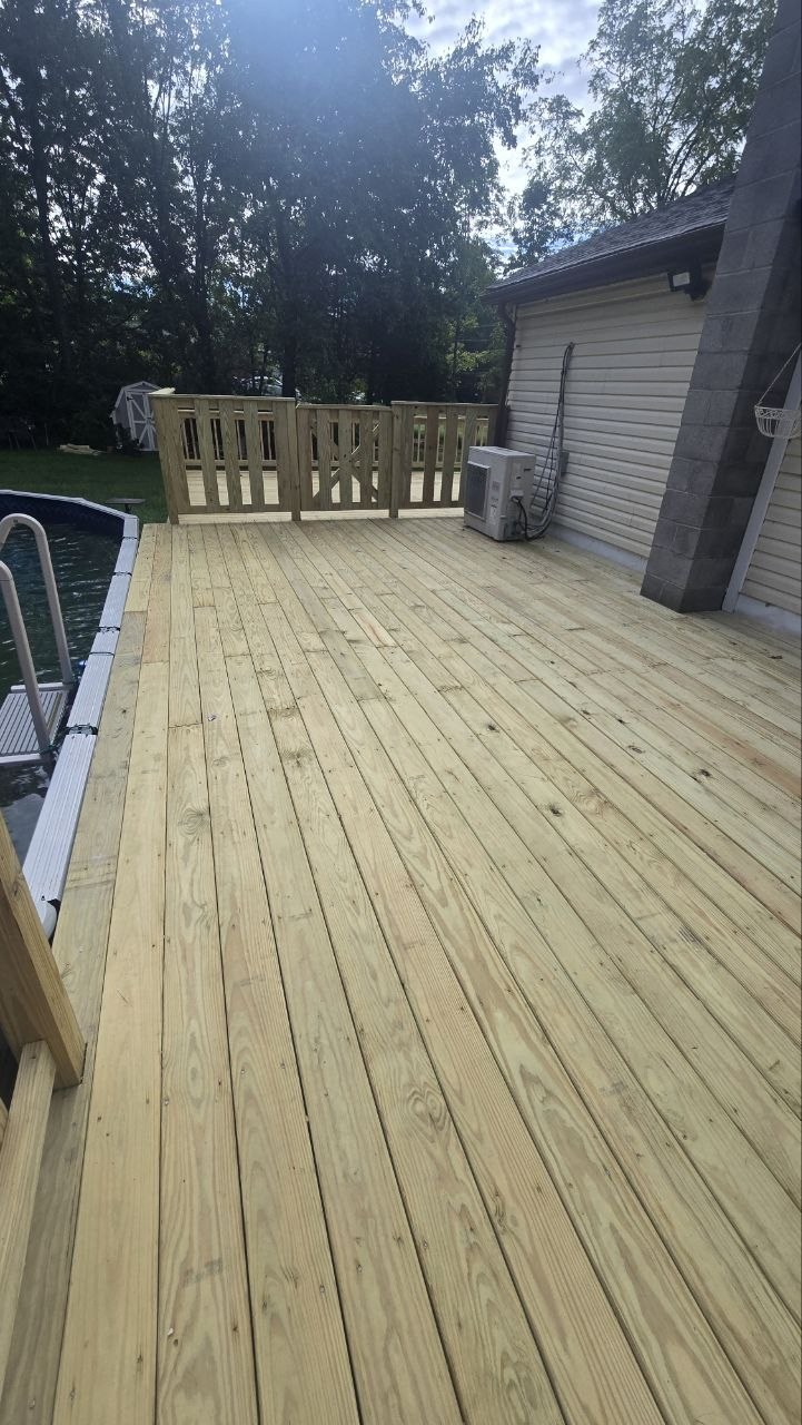 Wrap-Around Pool Deck