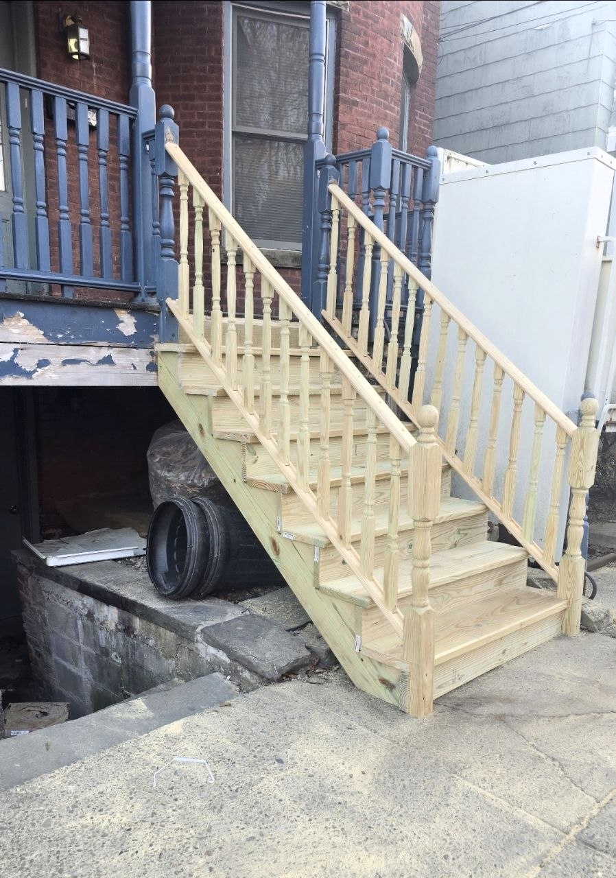 Deck Build — Stairs & Spindle Railing