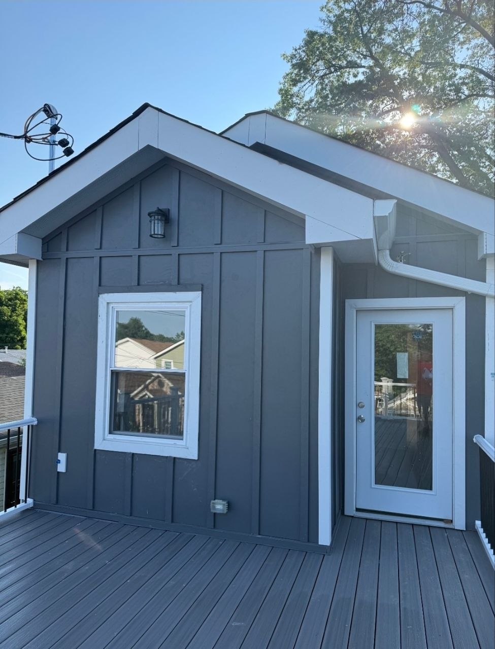 Siding — Grey Siding & Upper Deck