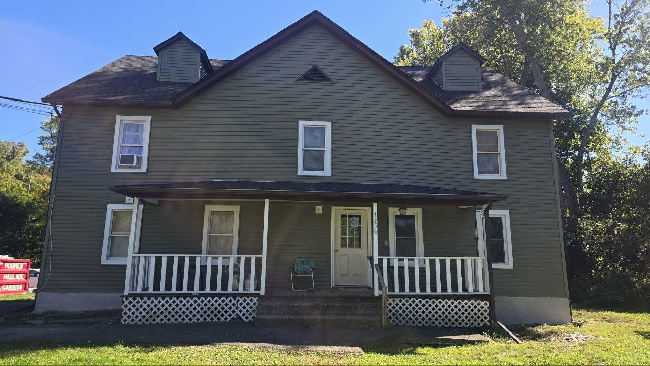 Siding Replacement — Olive Green