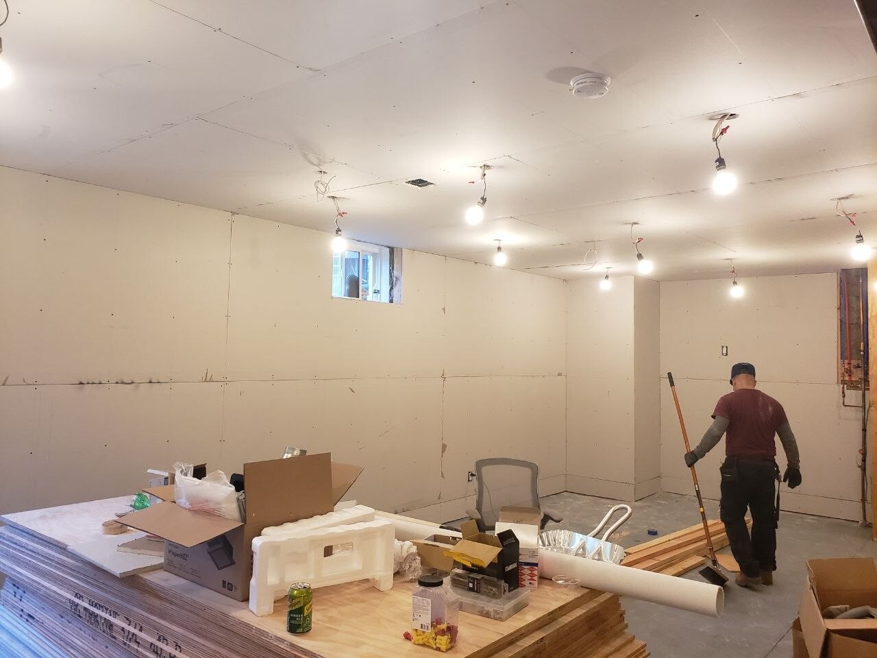 Basement renovation — J&R Enterprise project